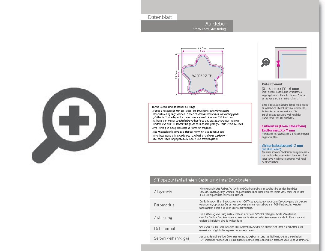 Product Bild hochwertige_outdoor-aufkleber_in_stern-form_bis_30_x_150_cm