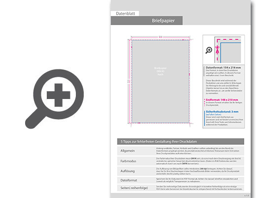 Product Bild briefpapier_din_a5__1_0_farbig__(vorderseite__graustufen___r__ckseite__unbedruckt)