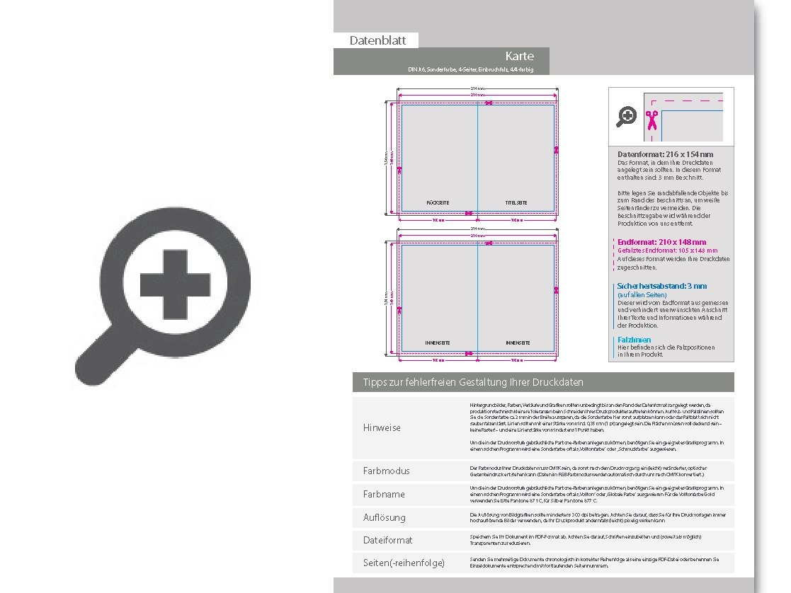 Product Bild hochzeitskarte_din_a6_4-seiter_4_4_farbig_+_sonderfarbe_silber