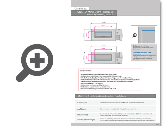 Product Bild unilite__-mini-elektro-feuerzeug__4_4-farbig_beidseitig_bedruckt